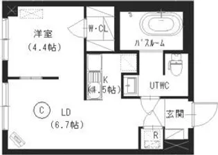 D×Apartment N3E6 (N3E6C棟)【3階】の間取り