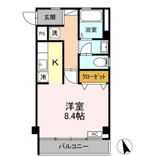 ざおうマンション【2階】の間取り