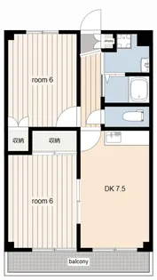 ラ・ルーチェKOSAI【3階】の間取り