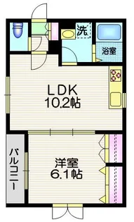 ソレイユコート【2階】の間取り