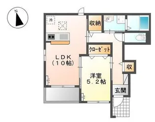 ルピナス【1階】の間取り