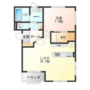 ENJOYサニーライフ桂木【3階】の間取り