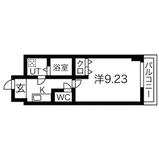 レーヴメゾン三国ヶ丘【5階】の間取り