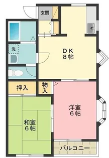 エスト・フローラ【2階】の間取り