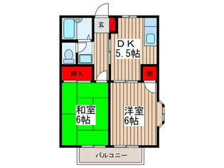 リューベル2【1階】の間取り