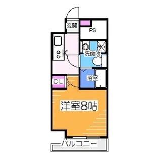 ラシーヌ宿院【11階】の間取り