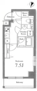 セントグレース白山【5階】の間取り