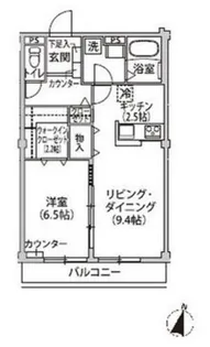 トレーノ赤堤【2階】の間取り
