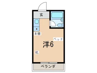 メゾンアンファンドゥマリー【3階】の間取り