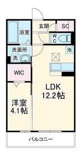 アリュール【3階】の間取り