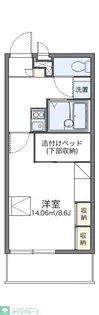 レオパレスよしけんIII【2階】の間取り