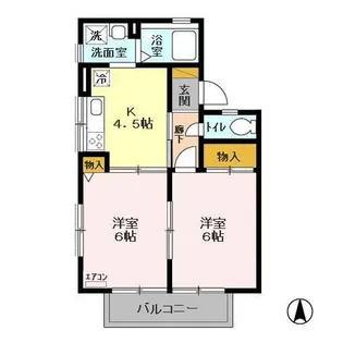 NJ・Court【2階】の間取り