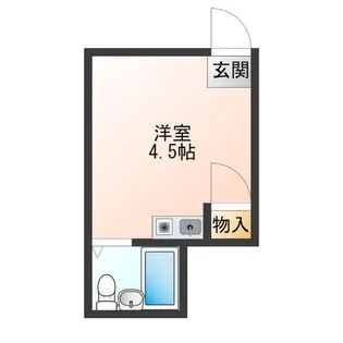 ケアンズクラブ岸里【5階】の間取り