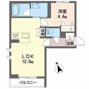シャーメゾンプラス城南 (新築)【1階】の間取り