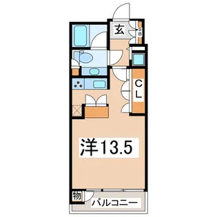 グリーン・ウッド郡山【6階】の間取り