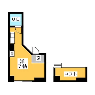 グローリー・サン【3階】の間取り
