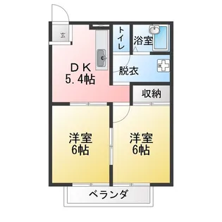 YBハオス有松【2階】の間取り