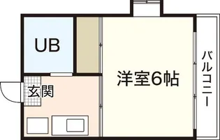 ウイング五日市駅前A棟【3階】の間取り