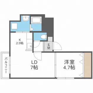 ジュエル・スカイ【4階】の間取り