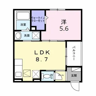 ネオイースト【1階】の間取り