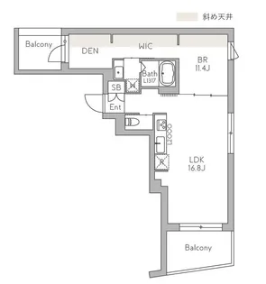 GRANDUO代沢5【2階】の間取り