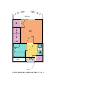 オールメゾン八王子【2階】の間取り