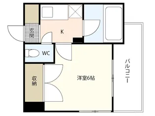 ディライト楠木【1階】の間取り
