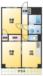 クローネ川口【1階】の間取り