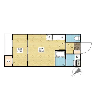 アコット春日【3階】の間取り