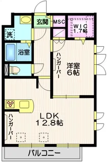 レクシア白金台【3階】の間取り