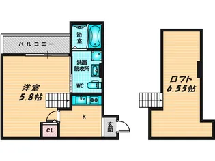 T.A小路東2丁目VIB棟【1階】の間取り