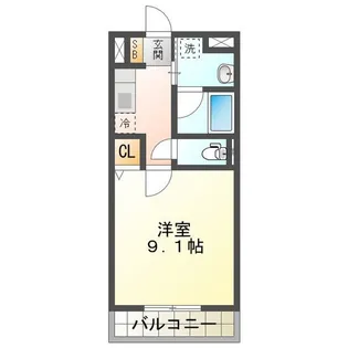 アンファン【1階】の間取り