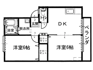 出作池下ハイツ5号地【2階】の間取り