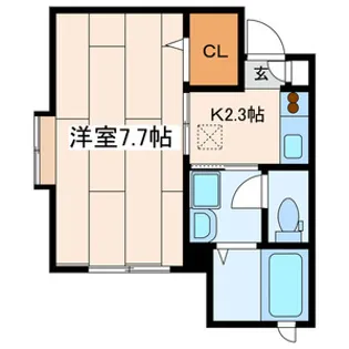 プラナスアヅマ【1階】の間取り