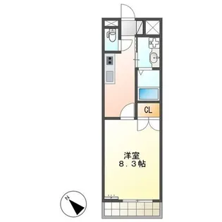 アラン ヴェール【2階】の間取り