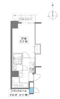森下レジデンス壱番館【5階】の間取り