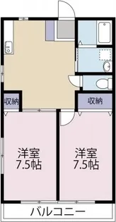 パラドール南伊東【1階】の間取り