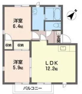 MAISON SONE A棟【2階】の間取り