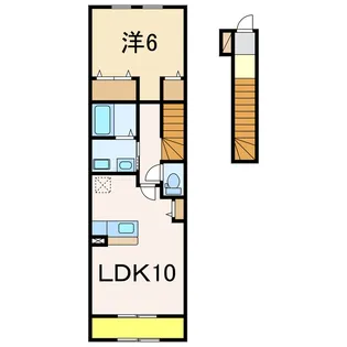 ムーンダスト【2階】の間取り