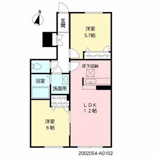 コスモス【1階】の間取り