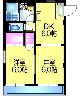 ソニヤコート【1階】の間取り