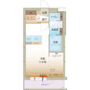 グランメゾン モンターニュ【3階】の間取り