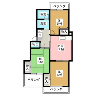 サンファミリア長久手I【4階】の間取り