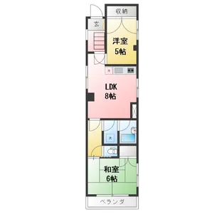 北村ビル【4階】の間取り