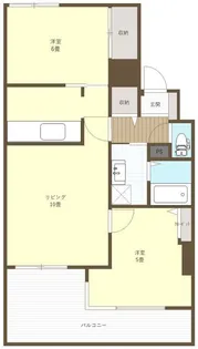 ピアセントラル【5階】の間取り