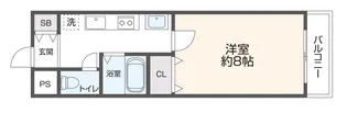 グランディ小阪【3階】の間取り
