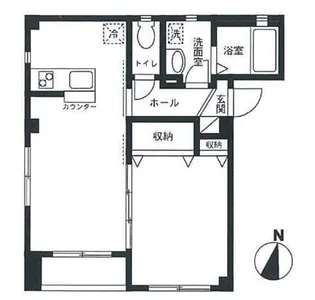 ビューノ中野【2階】の間取り