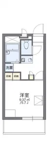 レオパレスPRIDE 07【2階】の間取り