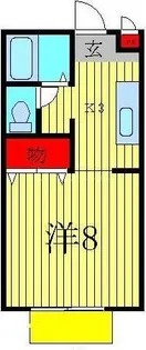 セジュール南柏I【1階】の間取り