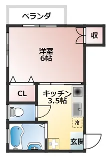 ペリドット【2階】の間取り